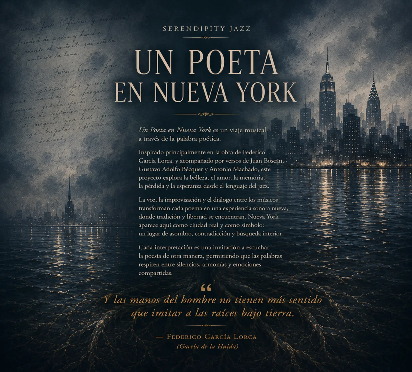 Interior del álbum Un poeta en Nueva York